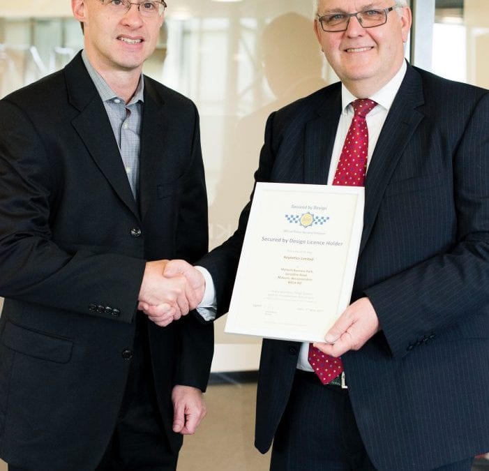 Keynetics gains Secured By Design accreditation
