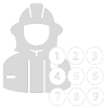 A graphic for emergency access to keys with a key safe code