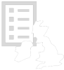 A graphic representation of key safe map and list view on the app