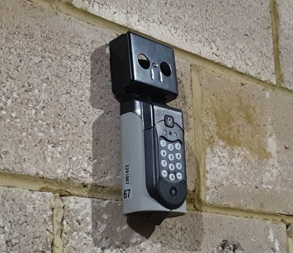 Installed SentriGuard Key Safe