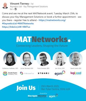 MATNetworks event post by employee